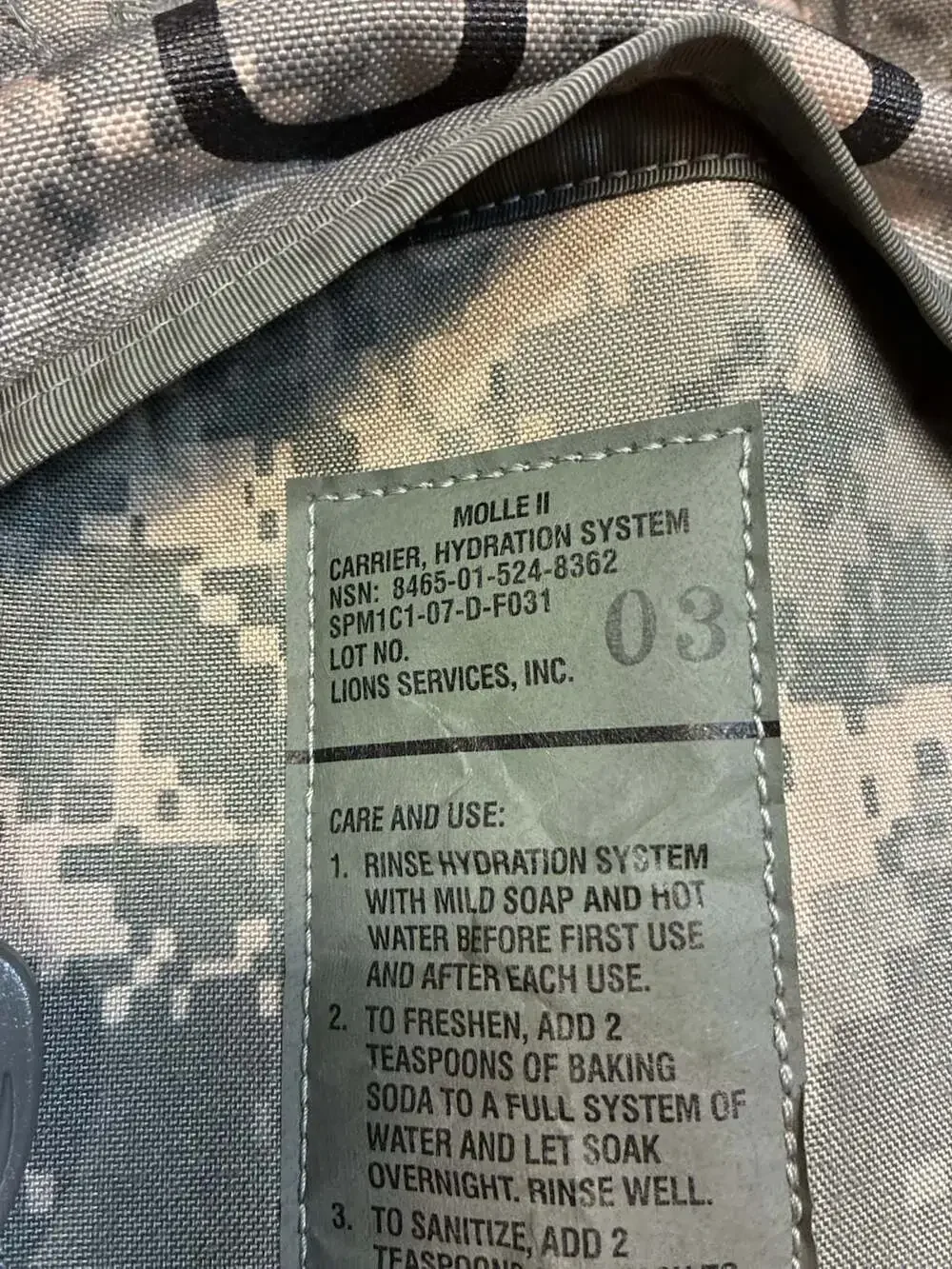 U.S. Army pre owned